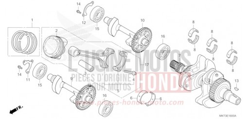 VILEBREQUIN/PISTON ADV750P de 2023
